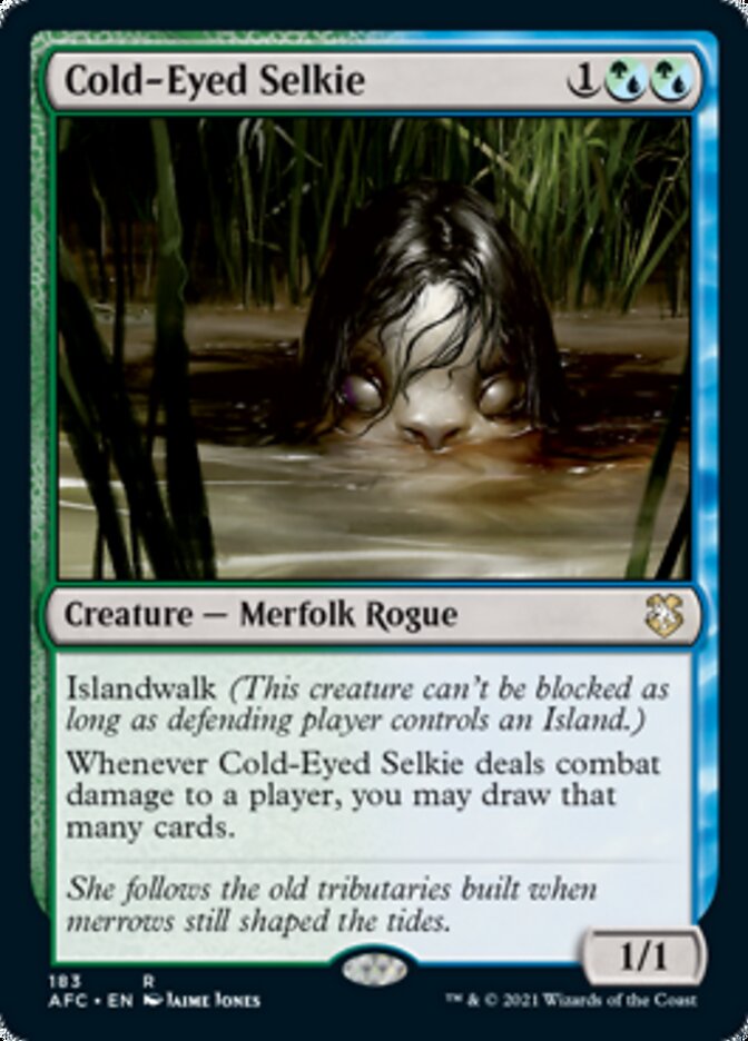 Cold-Eyed Selkie [Dungeons & Dragons: Adventures in the Forgotten Realms Commander] | Game Haven TX