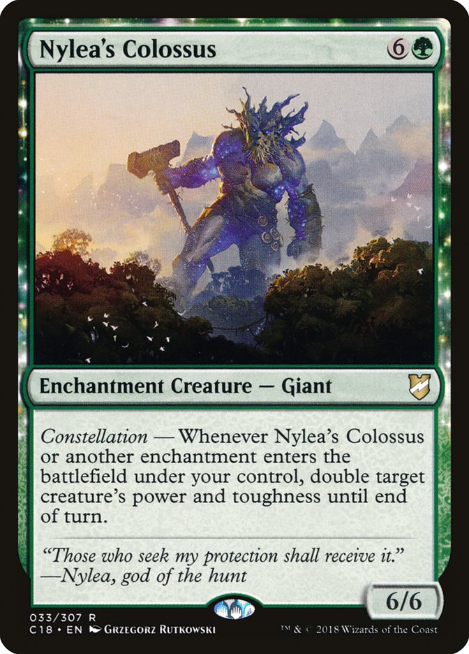 Nylea's Colossus [Commander 2018] | Game Haven TX