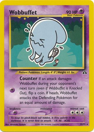 Wobbuffet (35/75) [Neo Discovery Unlimited] | Game Haven TX