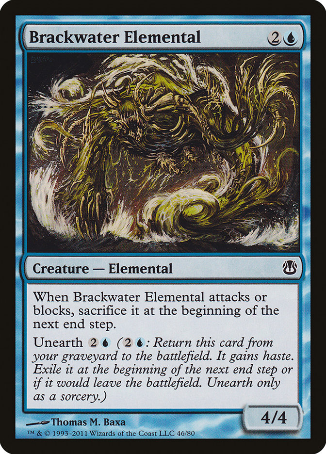 Brackwater Elemental [Duel Decks: Ajani vs. Nicol Bolas] | Game Haven TX