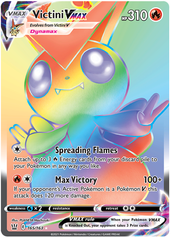 Victini VMAX (165/163) [Sword & Shield: Battle Styles] | Game Haven TX