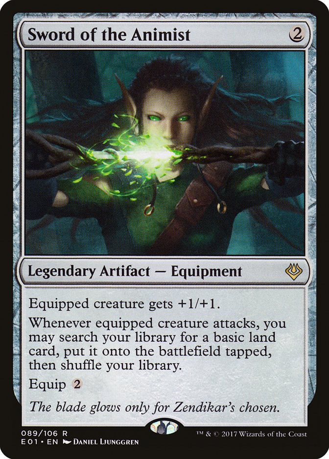 Sword of the Animist [Archenemy: Nicol Bolas] | Game Haven TX