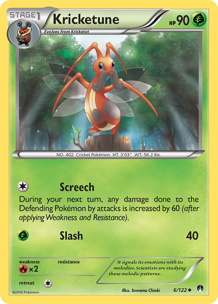 Kricketune (6/122) [XY: BREAKpoint] | Game Haven TX