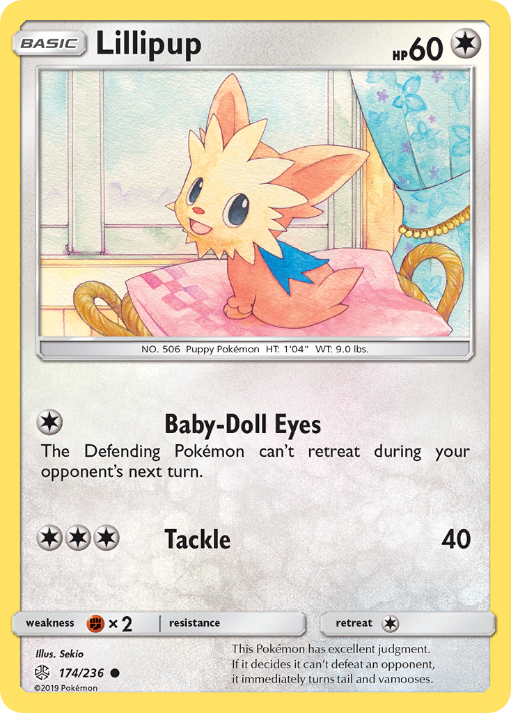 Lillipup (174/236) [Sun & Moon: Cosmic Eclipse] | Game Haven TX