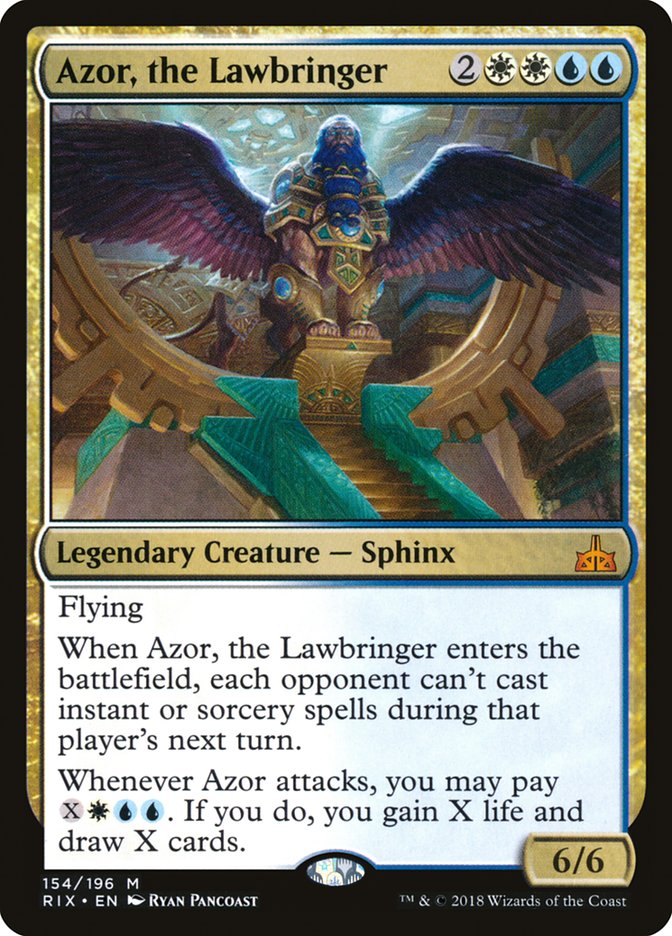 Azor, the Lawbringer [Rivals of Ixalan] | Game Haven TX