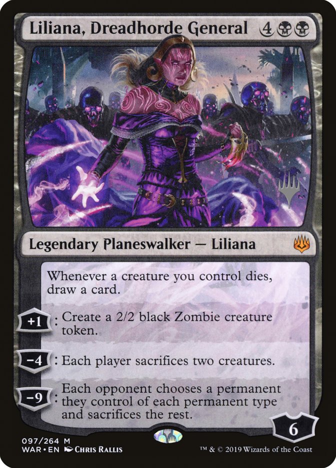 Liliana, Dreadhorde General [War of the Spark Promos] | Game Haven TX