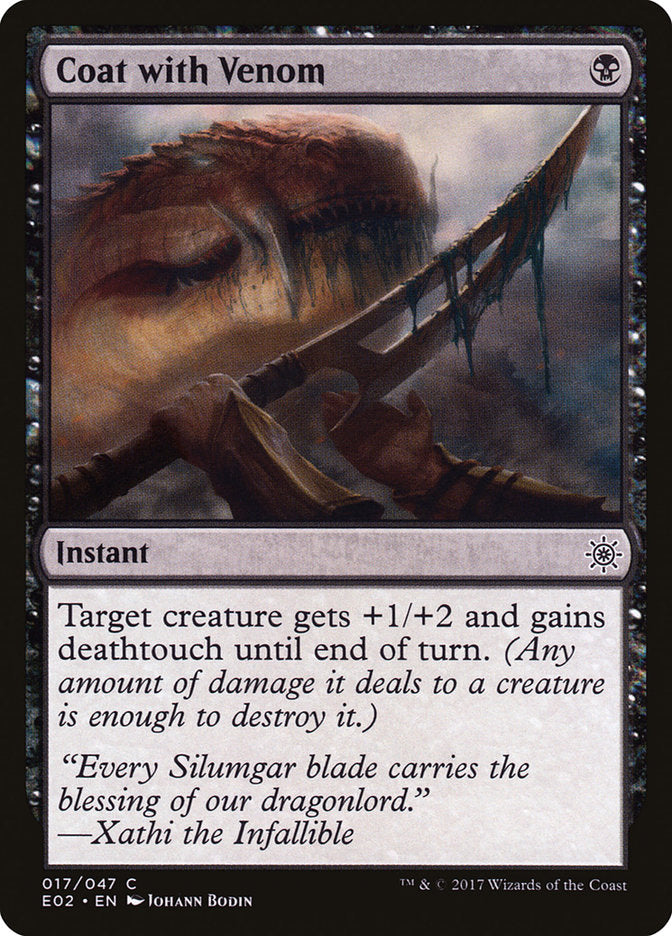 Coat with Venom [Explorers of Ixalan] | Game Haven TX