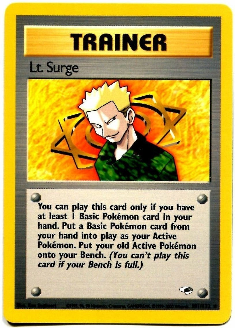 Lt. Surge (101/132) [Gym Heroes Unlimited] | Game Haven TX