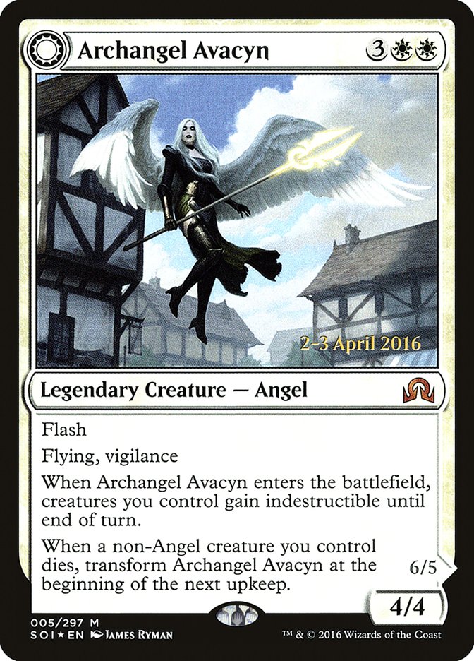 Archangel Avacyn // Avacyn, the Purifier [Shadows over Innistrad Promos] | Game Haven TX