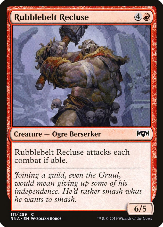 Rubblebelt Recluse [Ravnica Allegiance] | Game Haven TX