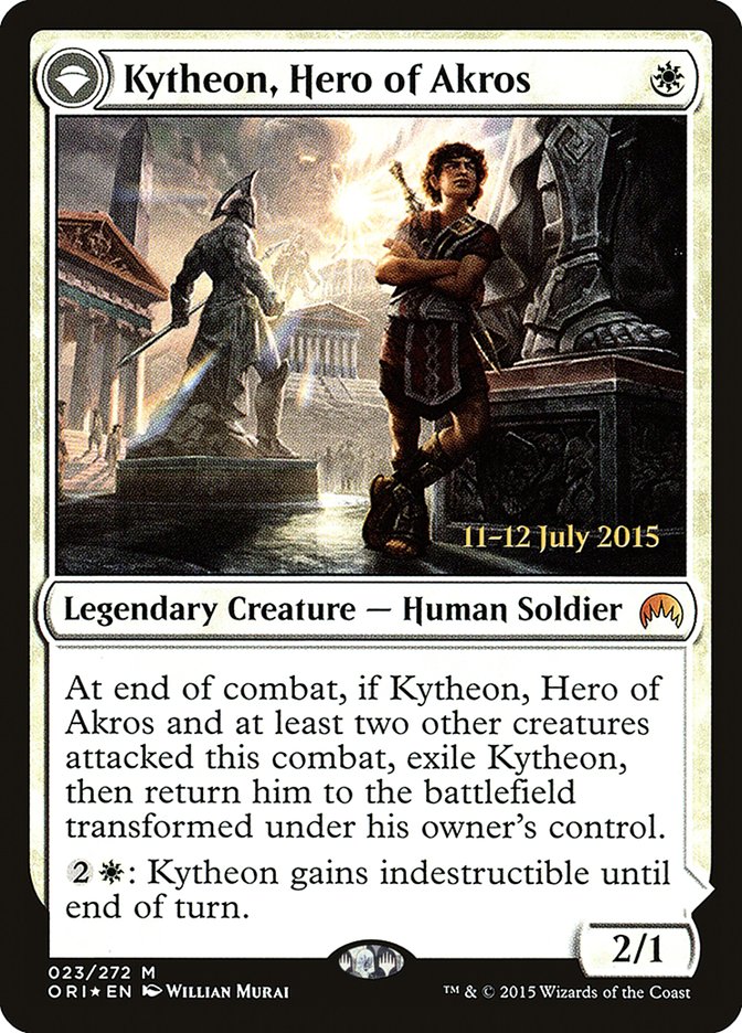 Kytheon, Hero of Akros // Gideon, Battle-Forged [Magic Origins Promos] | Game Haven TX