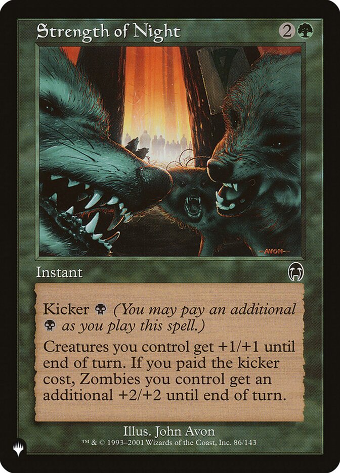 Strength of Night [The List] | Game Haven TX