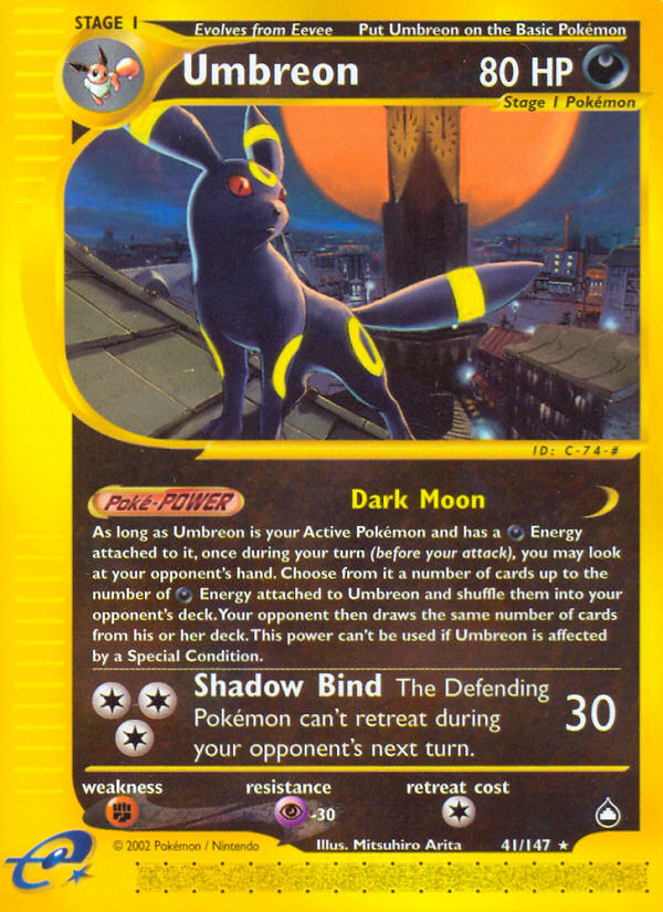 Umbreon (41/147) [Aquapolis] | Game Haven TX