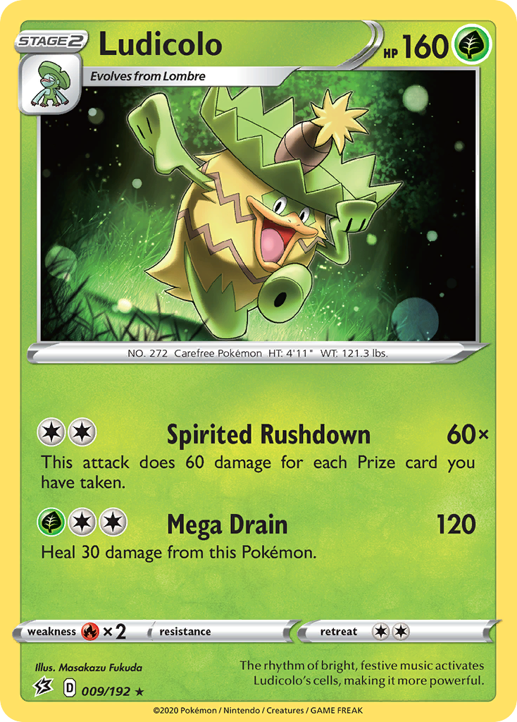 Ludicolo (009/192) [Sword & Shield: Rebel Clash] | Game Haven TX