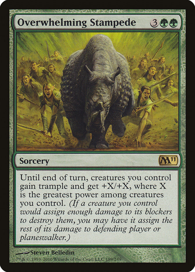 Overwhelming Stampede [Magic 2011] | Game Haven TX