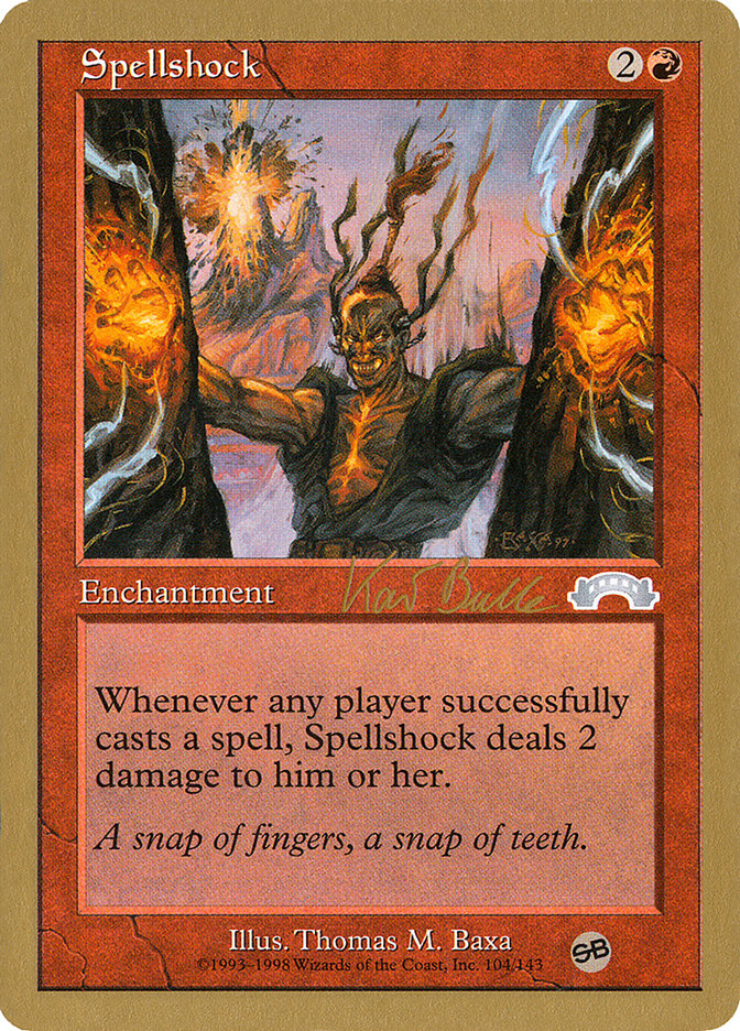 Spellshock (Kai Budde) (SB) [World Championship Decks 1999] | Game Haven TX