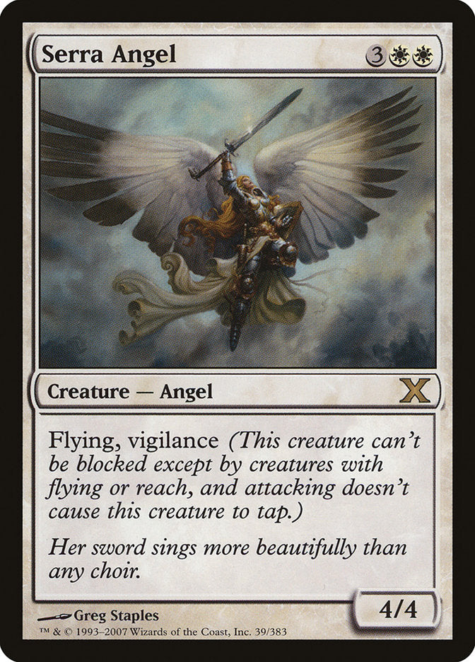 Serra Angel [Tenth Edition] | Game Haven TX