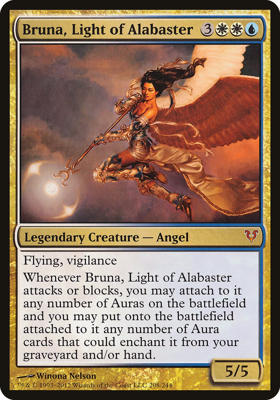 Bruna, Light of Alabaster (Oversized) [Open the Helvault] | Game Haven TX
