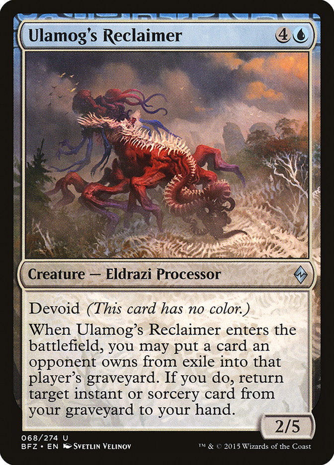 Ulamog's Reclaimer [Battle for Zendikar] | Game Haven TX