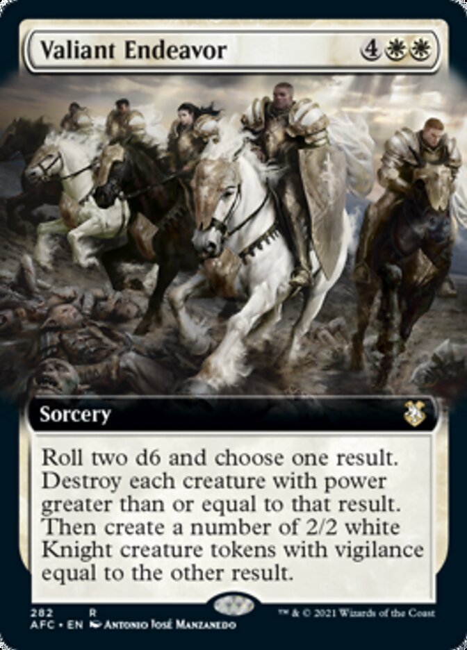 Valiant Endeavor (Extended) [Dungeons & Dragons: Adventures in the Forgotten Realms Commander] | Game Haven TX