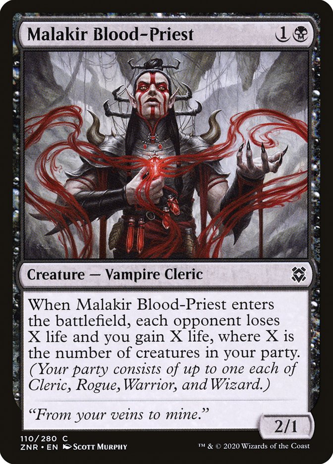 Malakir Blood-Priest [Zendikar Rising] | Game Haven TX