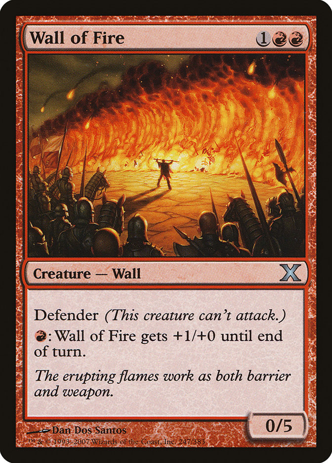 Wall of Fire [Tenth Edition] | Game Haven TX