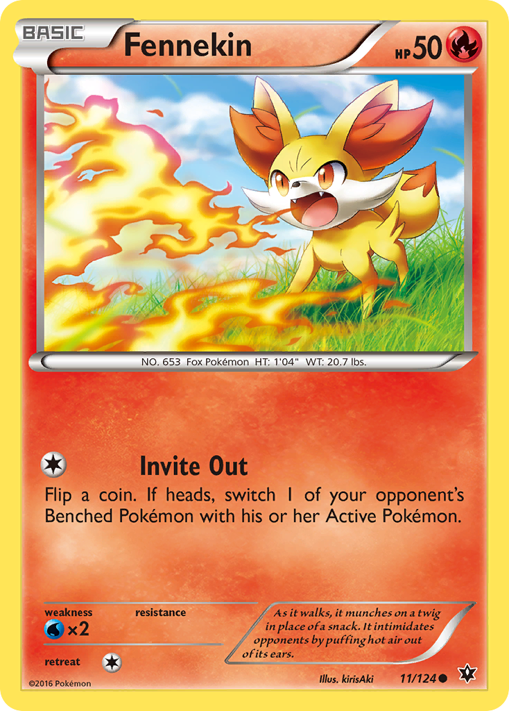Fennekin (11/124) [XY: Fates Collide] | Game Haven TX