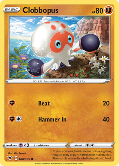 Clobbopus (100/185) [Sword & Shield: Vivid Voltage] | Game Haven TX