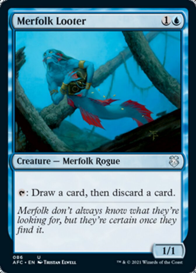 Merfolk Looter [Dungeons & Dragons: Adventures in the Forgotten Realms Commander] | Game Haven TX