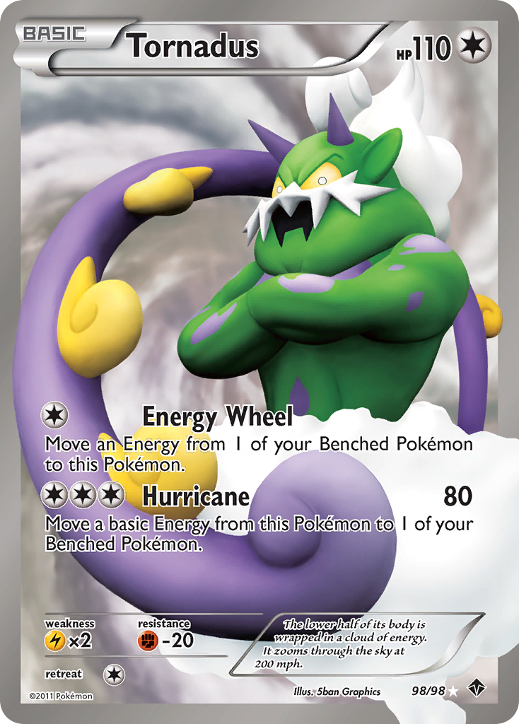 Tornadus (98/98) [Black & White: Emerging Powers] | Game Haven TX