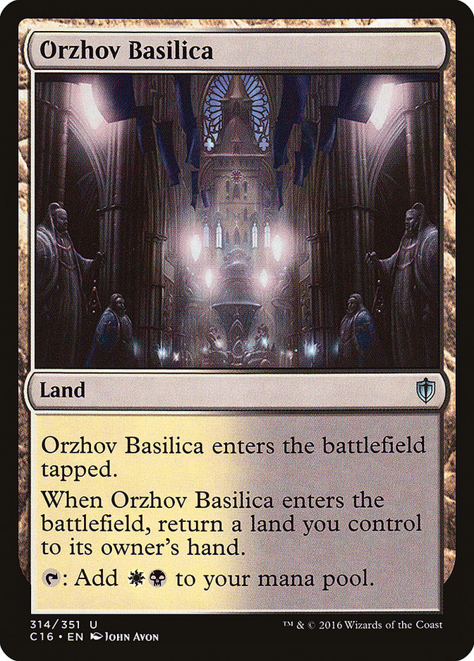 Orzhov Basilica [Commander 2016] | Game Haven TX