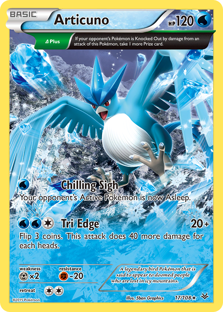 Articuno (17/108) [XY: Roaring Skies] | Game Haven TX