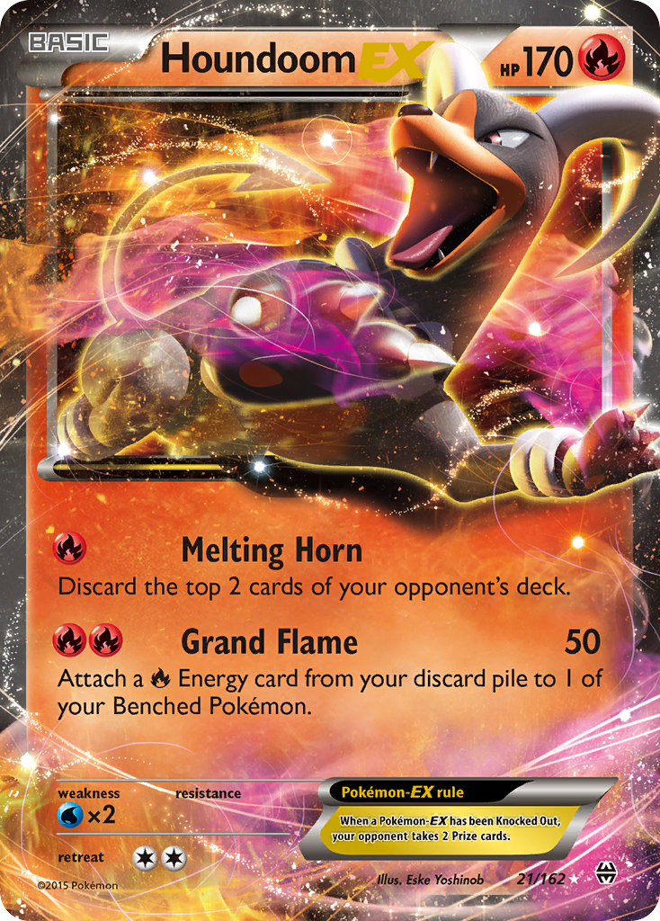 Houndoom EX (21/162) [XY: BREAKthrough] | Game Haven TX