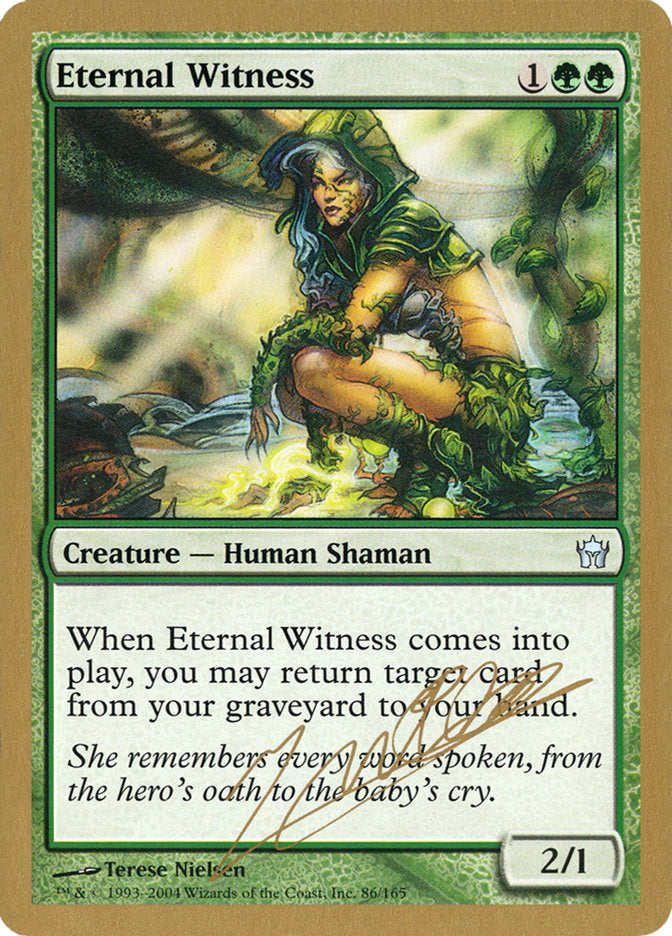Eternal Witness (Julien Nuijten) [World Championship Decks 2004] | Game Haven TX