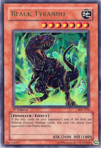Black Tyranno [IOC-075] Ultra Rare | Game Haven TX
