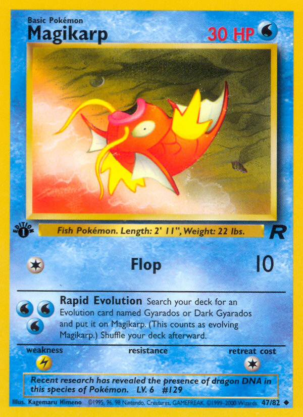 Magikarp (47/82) [Team Rocket 1st Edition] | Game Haven TX