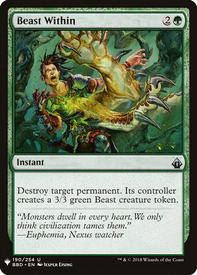 Beast Within [Mystery Booster] | Game Haven TX