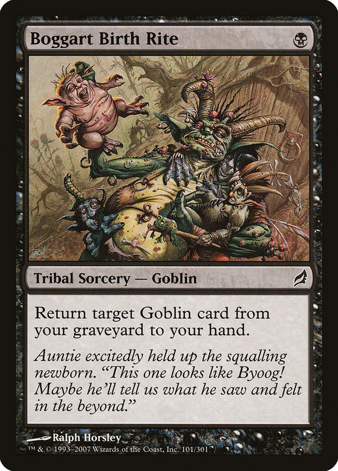 Boggart Birth Rite [Lorwyn] | Game Haven TX