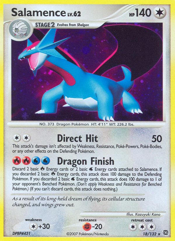 Salamence (18/132) [Diamond & Pearl: Secret Wonders] | Game Haven TX
