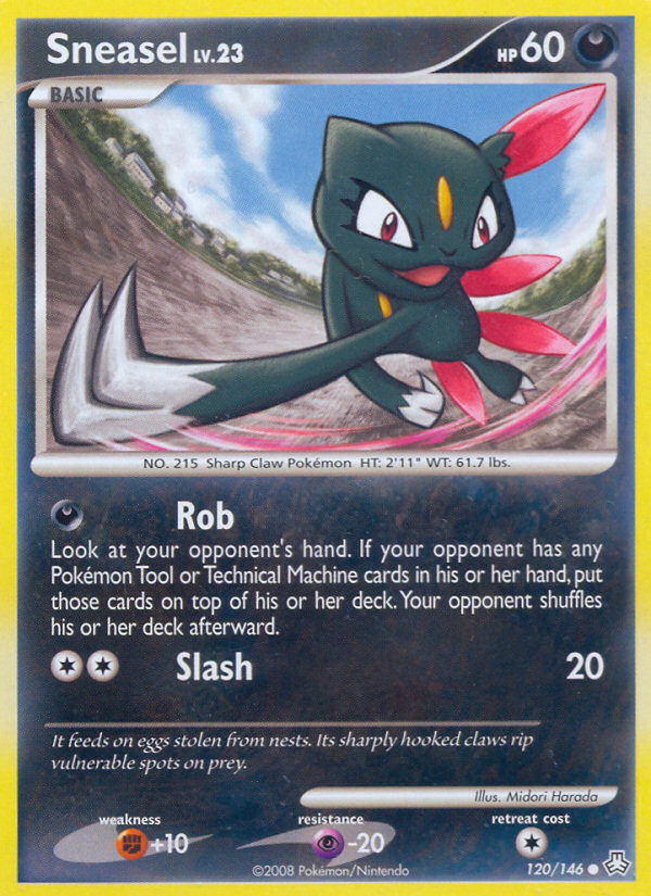 Sneasel (120/146) [Diamond & Pearl: Legends Awakened] | Game Haven TX