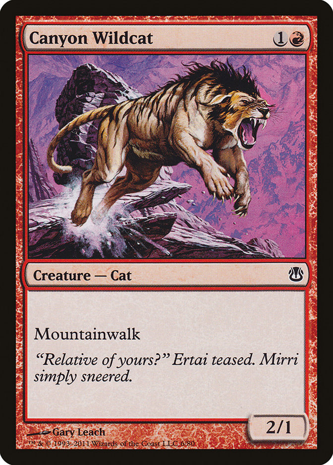Canyon Wildcat [Duel Decks: Ajani vs. Nicol Bolas] | Game Haven TX