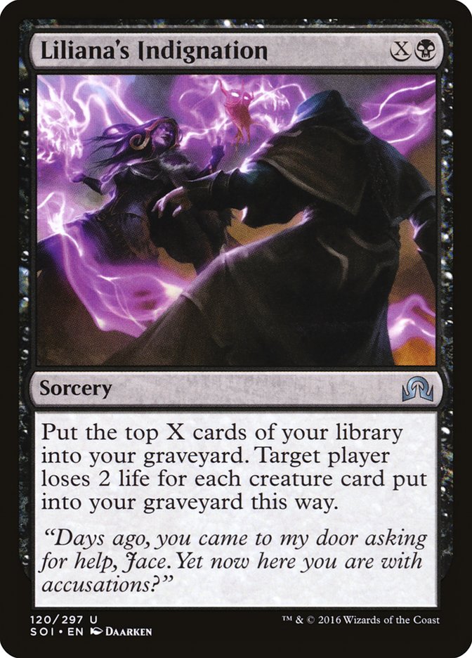 Liliana's Indignation [Shadows over Innistrad] | Game Haven TX