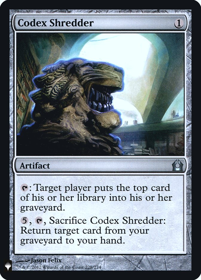 Codex Shredder [Mystery Booster] | Game Haven TX