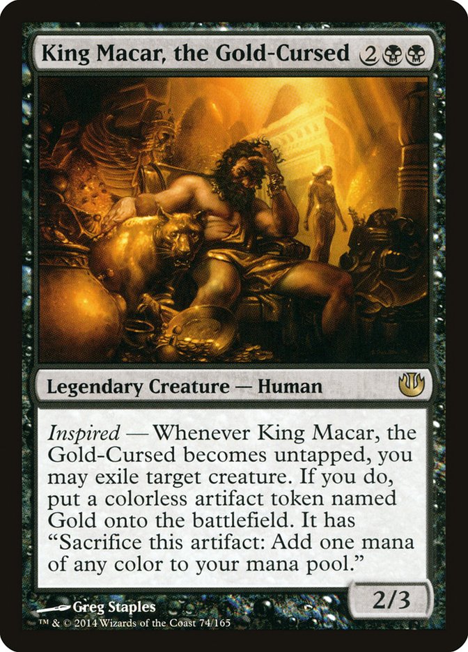 King Macar, the Gold-Cursed [Journey into Nyx] | Game Haven TX