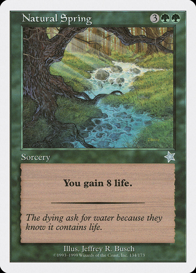 Natural Spring [Starter 1999] | Game Haven TX