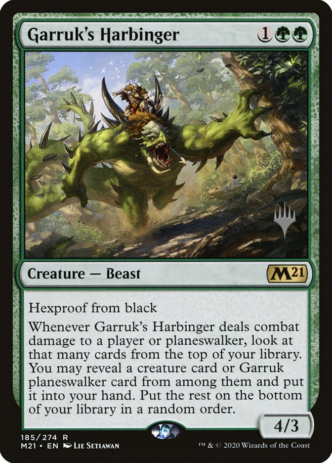 Garruk's Harbinger (Promo Pack) [Core Set 2021 Promos] | Game Haven TX