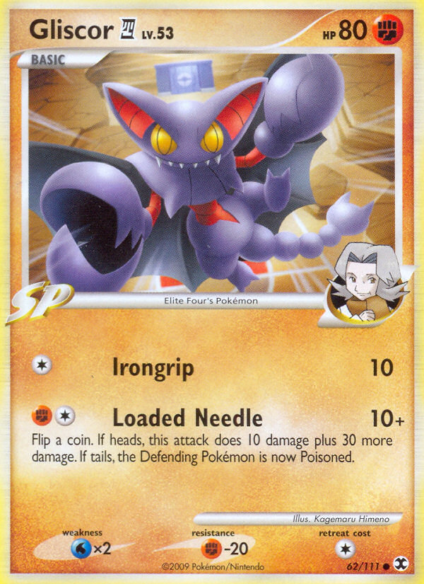 Gliscor (62/111) [Platinum: Rising Rivals] | Game Haven TX