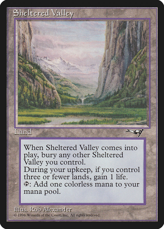Sheltered Valley [Alliances] | Game Haven TX