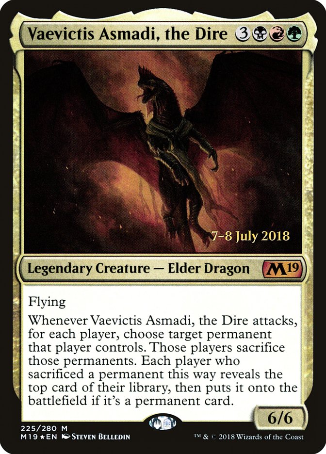Vaevictis Asmadi, the Dire [Core Set 2019 Promos] | Game Haven TX