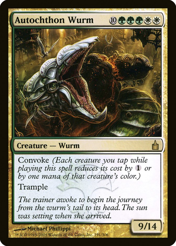Autochthon Wurm [Ravnica: City of Guilds] | Game Haven TX